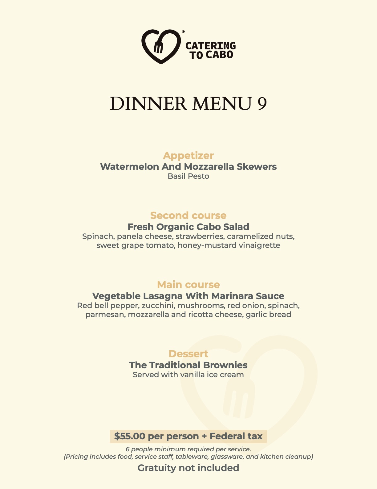 Catering to Cabo - Dinner 2025 página 9